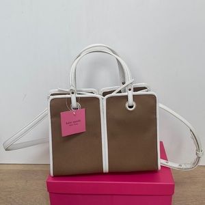 Kate Spade Sam Canvas Plunge Medium Satchel